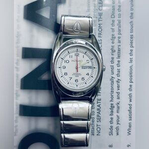 Vintage rare heavy chrome Nixon watch